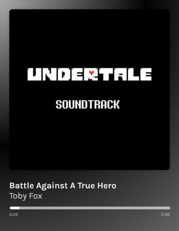 Battle Against A True Hero - Toby Fox