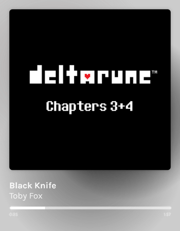 Black Knife - Toby Fox